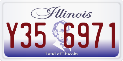 IL license plate Y356971