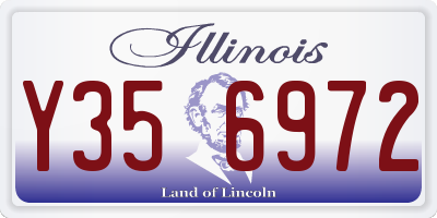 IL license plate Y356972