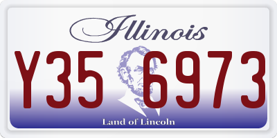 IL license plate Y356973