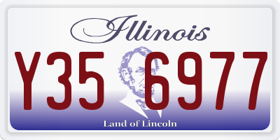 IL license plate Y356977