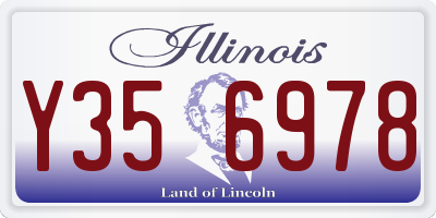 IL license plate Y356978