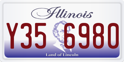 IL license plate Y356980