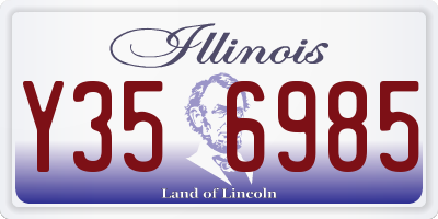 IL license plate Y356985