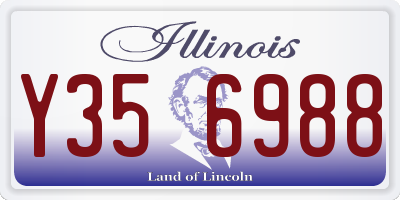 IL license plate Y356988