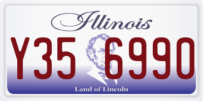 IL license plate Y356990