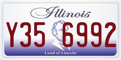 IL license plate Y356992