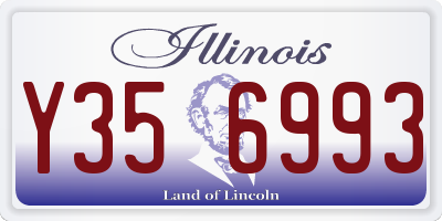 IL license plate Y356993