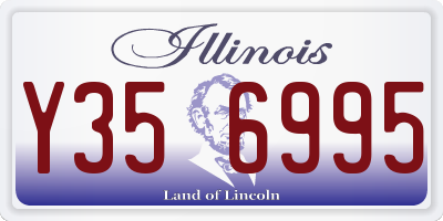 IL license plate Y356995