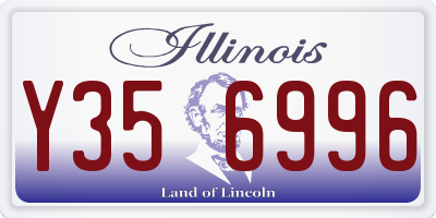 IL license plate Y356996