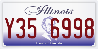 IL license plate Y356998