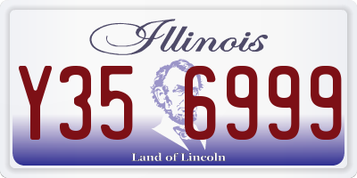 IL license plate Y356999