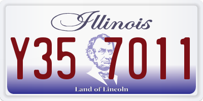 IL license plate Y357011
