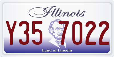 IL license plate Y357022