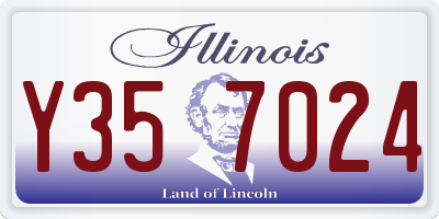 IL license plate Y357024