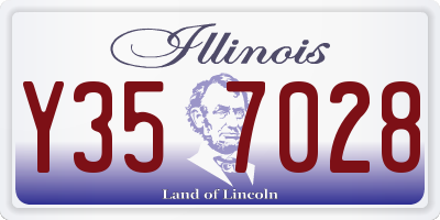 IL license plate Y357028