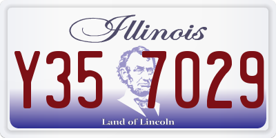 IL license plate Y357029