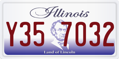 IL license plate Y357032