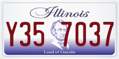 IL license plate Y357037