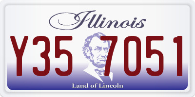 IL license plate Y357051