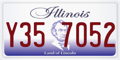 IL license plate Y357052