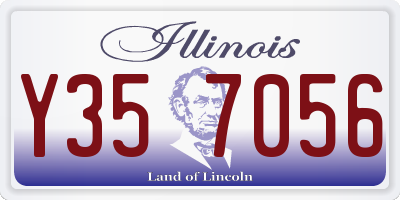 IL license plate Y357056