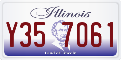 IL license plate Y357061