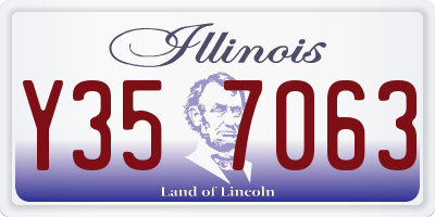 IL license plate Y357063