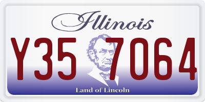 IL license plate Y357064