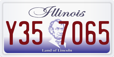 IL license plate Y357065