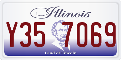 IL license plate Y357069
