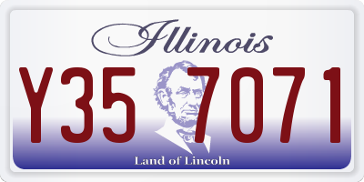 IL license plate Y357071