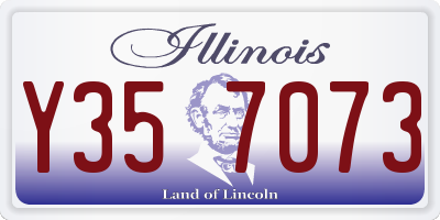 IL license plate Y357073