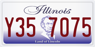 IL license plate Y357075