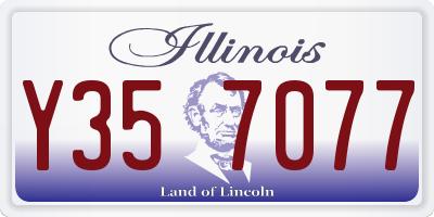 IL license plate Y357077