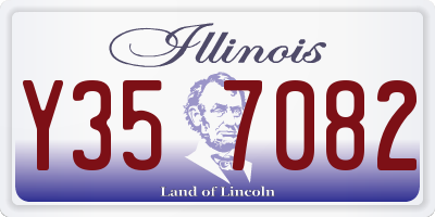 IL license plate Y357082