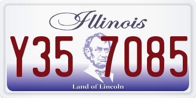 IL license plate Y357085