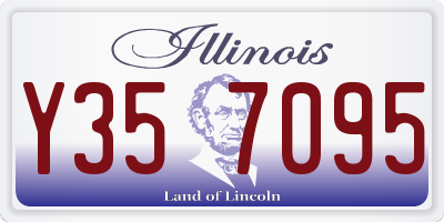 IL license plate Y357095