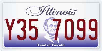 IL license plate Y357099