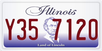 IL license plate Y357120