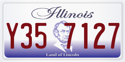 IL license plate Y357127