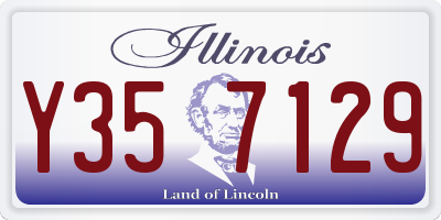 IL license plate Y357129