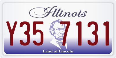 IL license plate Y357131
