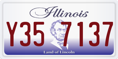 IL license plate Y357137
