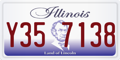 IL license plate Y357138