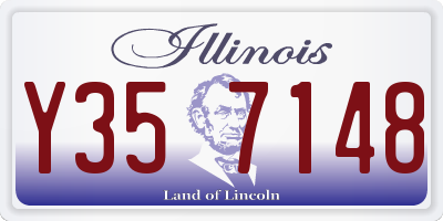 IL license plate Y357148