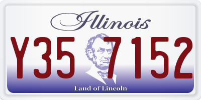 IL license plate Y357152
