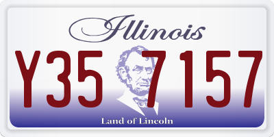 IL license plate Y357157
