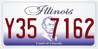 IL license plate Y357162