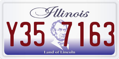 IL license plate Y357163
