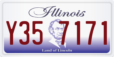 IL license plate Y357171